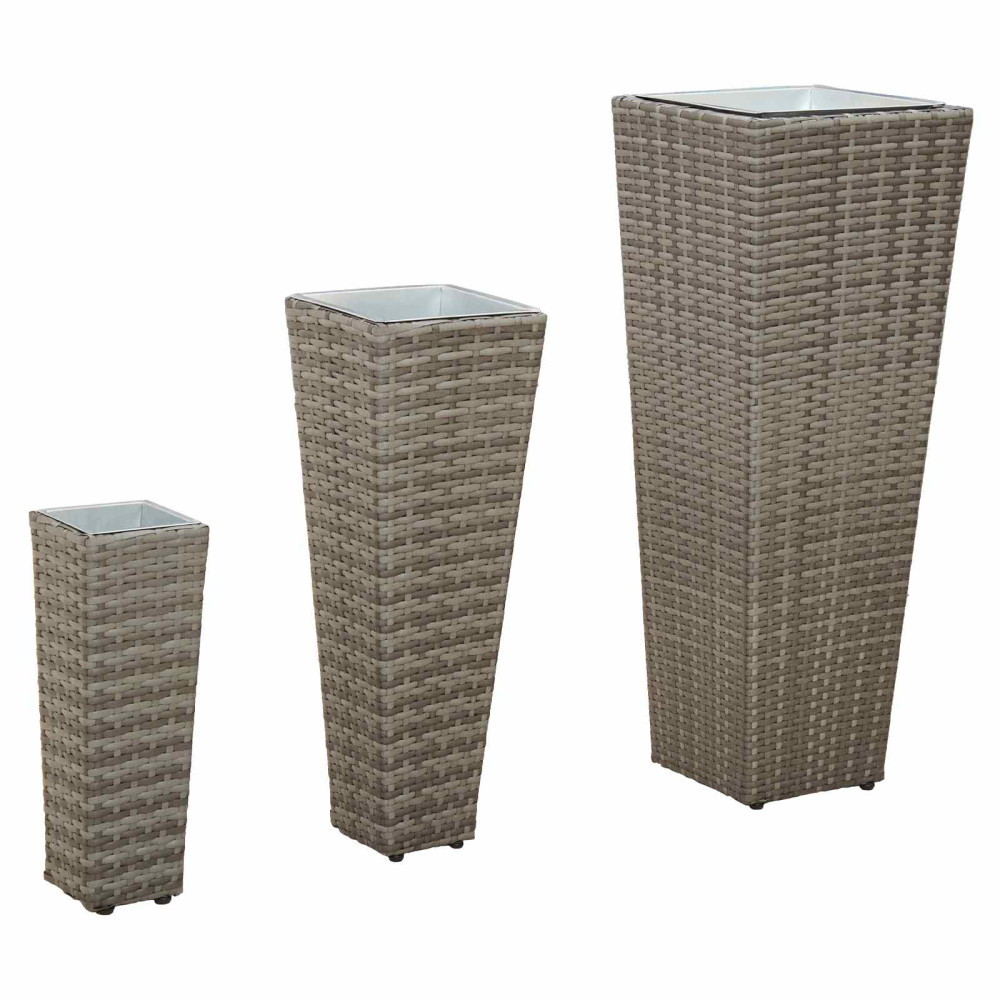 Produktbild för Utomhusset 3 pcs Metall