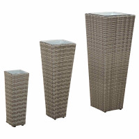 Produktbild för Utomhusset 3 pcs Metall