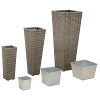Produktbild för Utomhusset 3 pcs Metall
