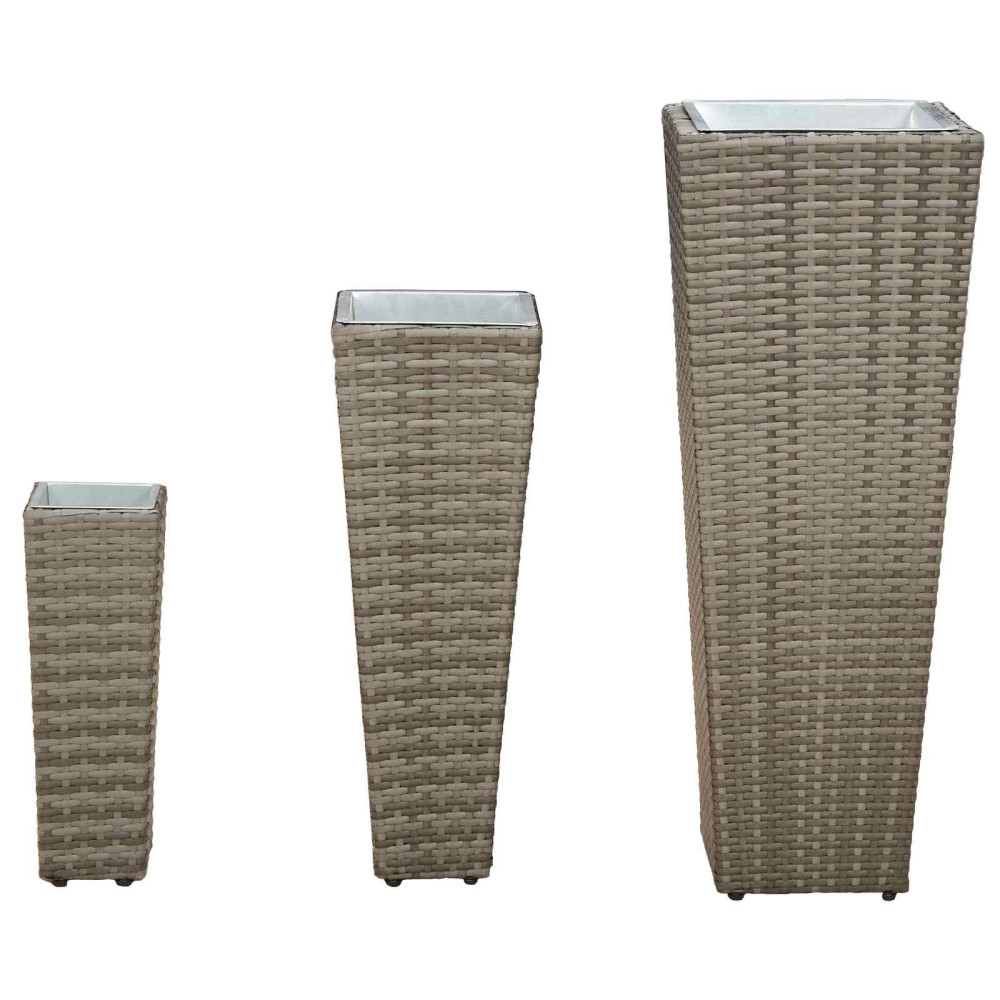 Produktbild för Utomhusset 3 pcs Metall