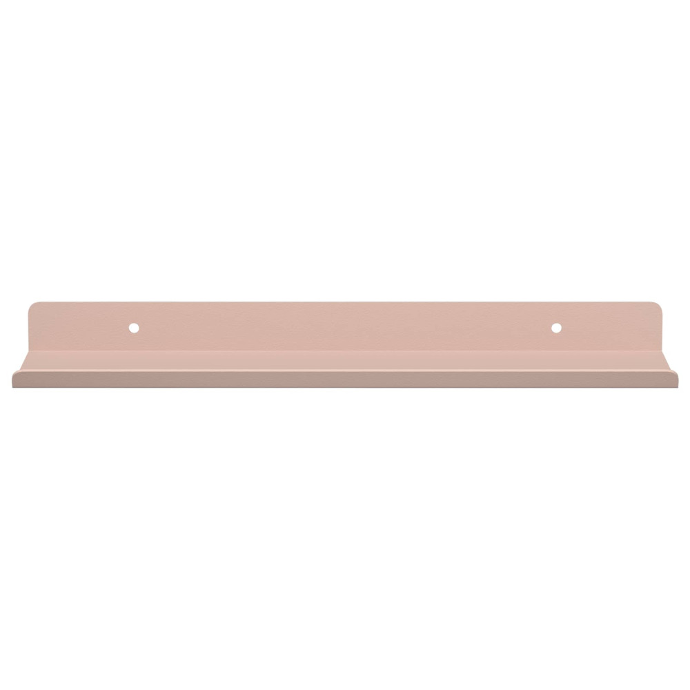 Produktbild för Flytande hylla Väggmonterad 2 pcs Rosa 30 x 9 x 2,5 cm Stål