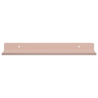 Produktbild för Flytande hylla Väggmonterad 2 pcs Rosa 30 x 9 x 2,5 cm Stål