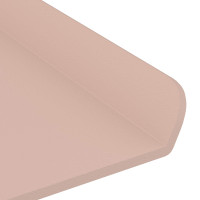 Produktbild för Flytande hylla Väggmonterad 2 pcs Rosa 30 x 9 x 2,5 cm Stål
