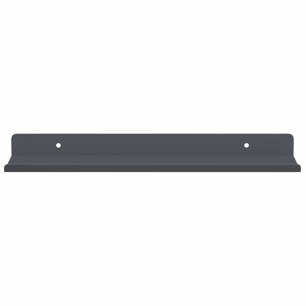 Produktbild för Flytande hylla Väggmonterad 2 pcs Antracit 30 x 9 x 2,5 cm Stål
