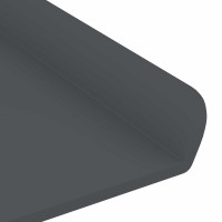 Produktbild för Flytande hylla Väggmonterad 2 pcs Antracit 30 x 9 x 2,5 cm Stål