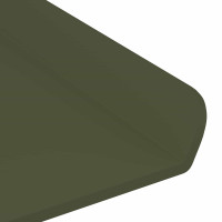 Produktbild för Flytande hylla Väggmonterad 2 pcs Olivgrön 30 x 9 x 2,5 cm Stål
