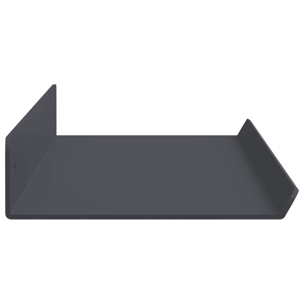 Produktbild för Flytande hylla 4 pcs Antracit 60 x 8,5 x 2,5 cm Stål