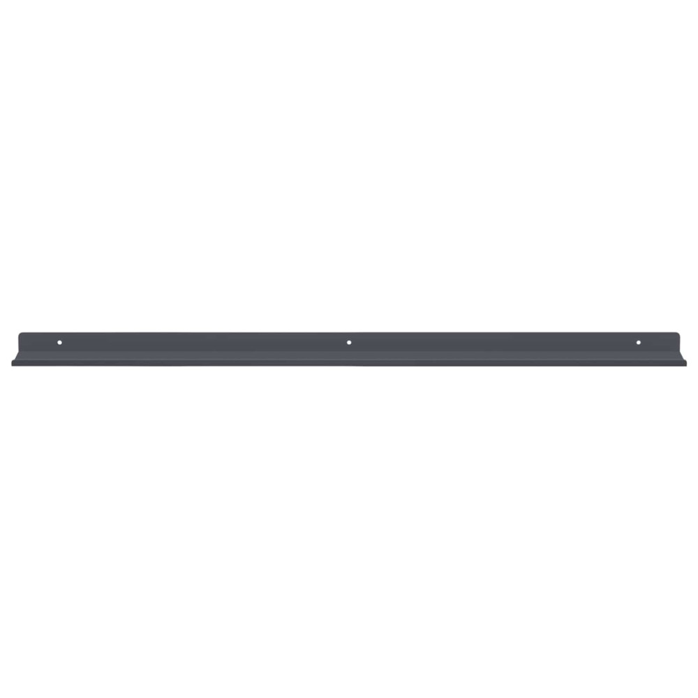 Produktbild för Flytande hylla Väggmonterad 4 pcs Antracit 80 x 9 x 2,5 cm Stål