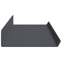 Produktbild för Flytande hylla Väggmonterad 4 pcs Antracit 80 x 9 x 2,5 cm Stål