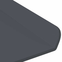 Produktbild för Flytande hylla Väggmonterad 4 pcs Antracit 80 x 9 x 2,5 cm Stål