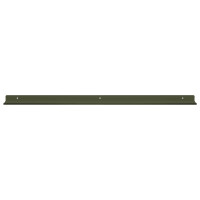 Produktbild för Flytande hylla Väggmonterad 4 pcs Olivgrön 80 x 9 x 2,5 cm Stål