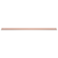 Produktbild för Flytande hylla Väggmonterad 4 pcs Rosa 100 x 9 x 2,5 cm Stål