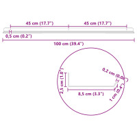 Produktbild för Flytande hylla 4 pcs Olivgrön 100 x 9 x 2,5 cm Stål