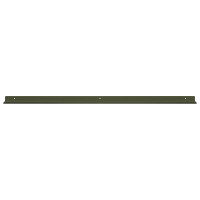 Produktbild för Flytande hylla 4 pcs Olivgrön 100 x 9 x 2,5 cm Stål