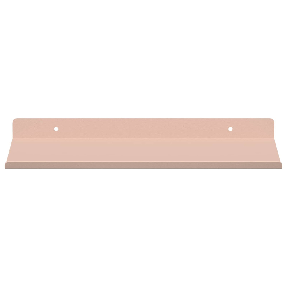 Produktbild för Flytande hylla Väggmonterad 4 pcs Rosa 30 x 18 x 2,5 cm Stål