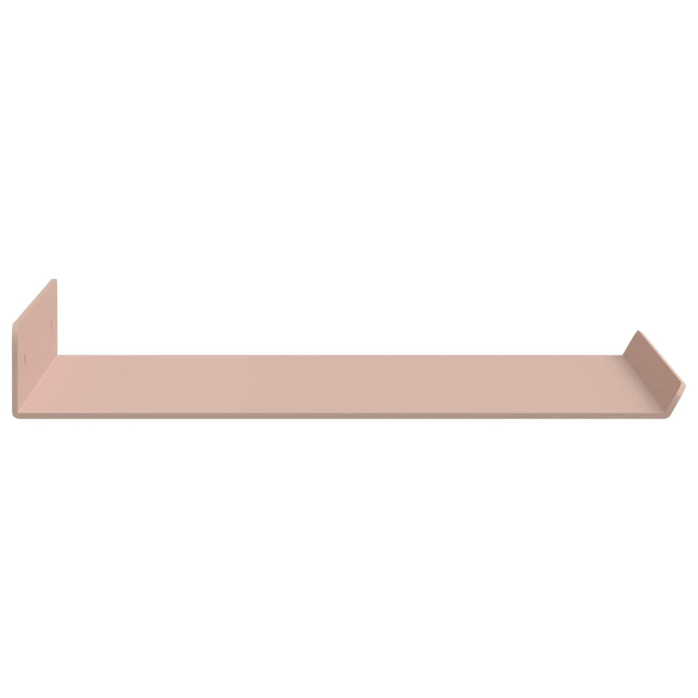 Produktbild för Flytande hylla Väggmonterad 4 pcs Rosa 30 x 18 x 2,5 cm Stål