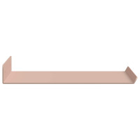 Produktbild för Flytande hylla Väggmonterad 4 pcs Rosa 30 x 18 x 2,5 cm Stål