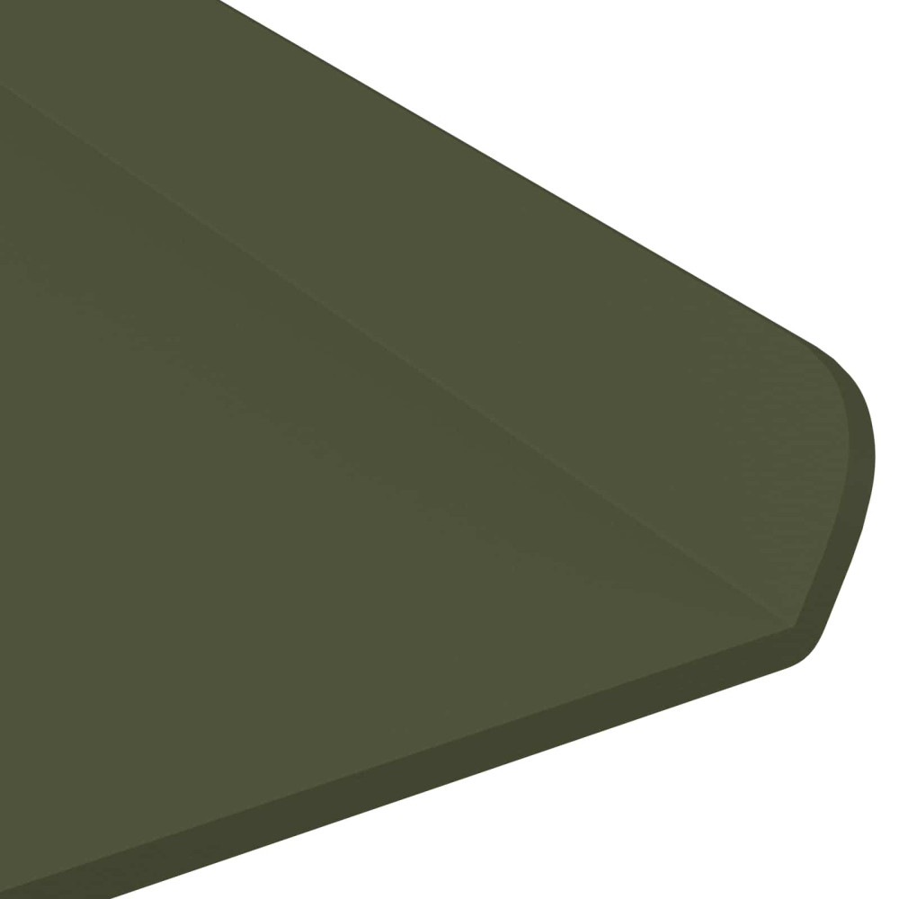 Produktbild för Flytande hylla 4 pcs Olivgrön 30 x 18 x 2,5 cm Stål