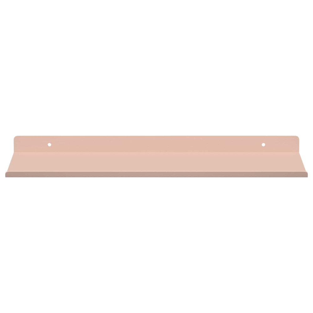 Produktbild för Flytande hylla Väggmonterad 4 pcs Rosa 40 x 18 x 2,5 cm Stål