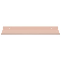 Produktbild för Flytande hylla Väggmonterad 4 pcs Rosa 40 x 18 x 2,5 cm Stål