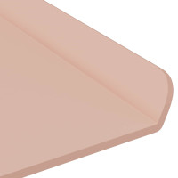 Produktbild för Flytande hylla Väggmonterad 4 pcs Rosa 40 x 18 x 2,5 cm Stål