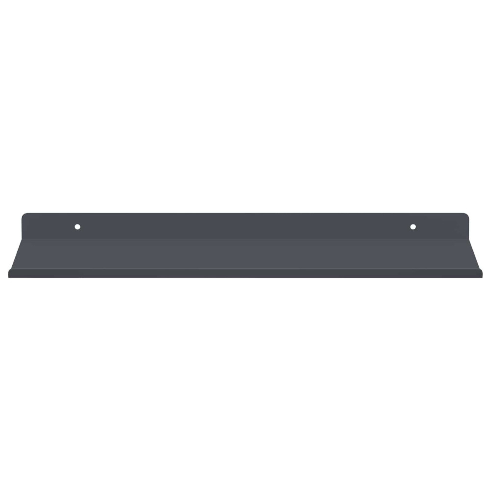 Produktbild för Flytande hylla 4 pcs Antracit 40 x 18 x 2,5 cm Stål