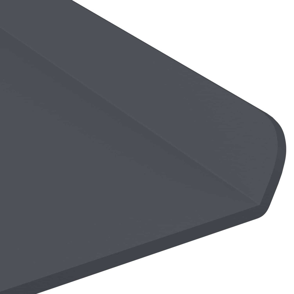Produktbild för Flytande hylla 4 pcs Antracit 40 x 18 x 2,5 cm Stål