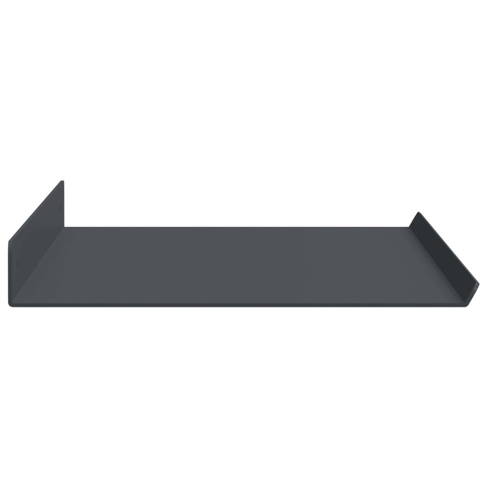 Produktbild för Flytande hylla 4 pcs Antracit 60 x 18 x 2,5 cm Stål