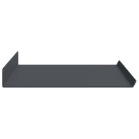 Produktbild för Flytande hylla 4 pcs Antracit 60 x 18 x 2,5 cm Stål
