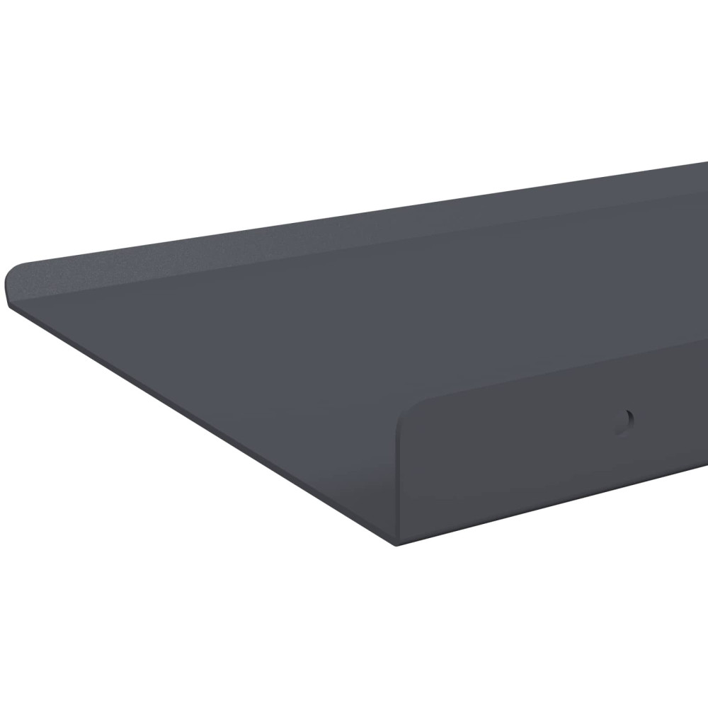 Produktbild för Flytande hylla 4 pcs Antracit 60 x 18 x 2,5 cm Stål