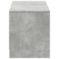 Produktbild för TV-skåp med led Betong 140 x 34 x 40 cm Konstruerat trä