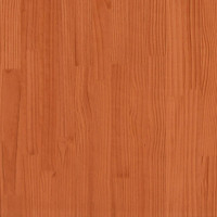Produktbild för Trädgård Mittensoffa Massivt furu VaxBrun