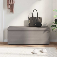 Produktbild för Pall Taupe 101 x 41 x 40 cm Tyg och Konstruerat Trä