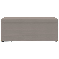 Produktbild för Pall Taupe 101 x 41 x 40 cm Tyg och Konstruerat Trä
