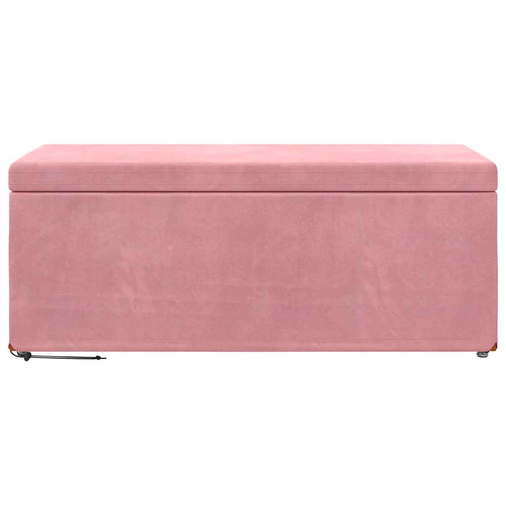 Produktbild för Pall Rosa 101 x 41 x 40 cm Sammet och konstruerat trä