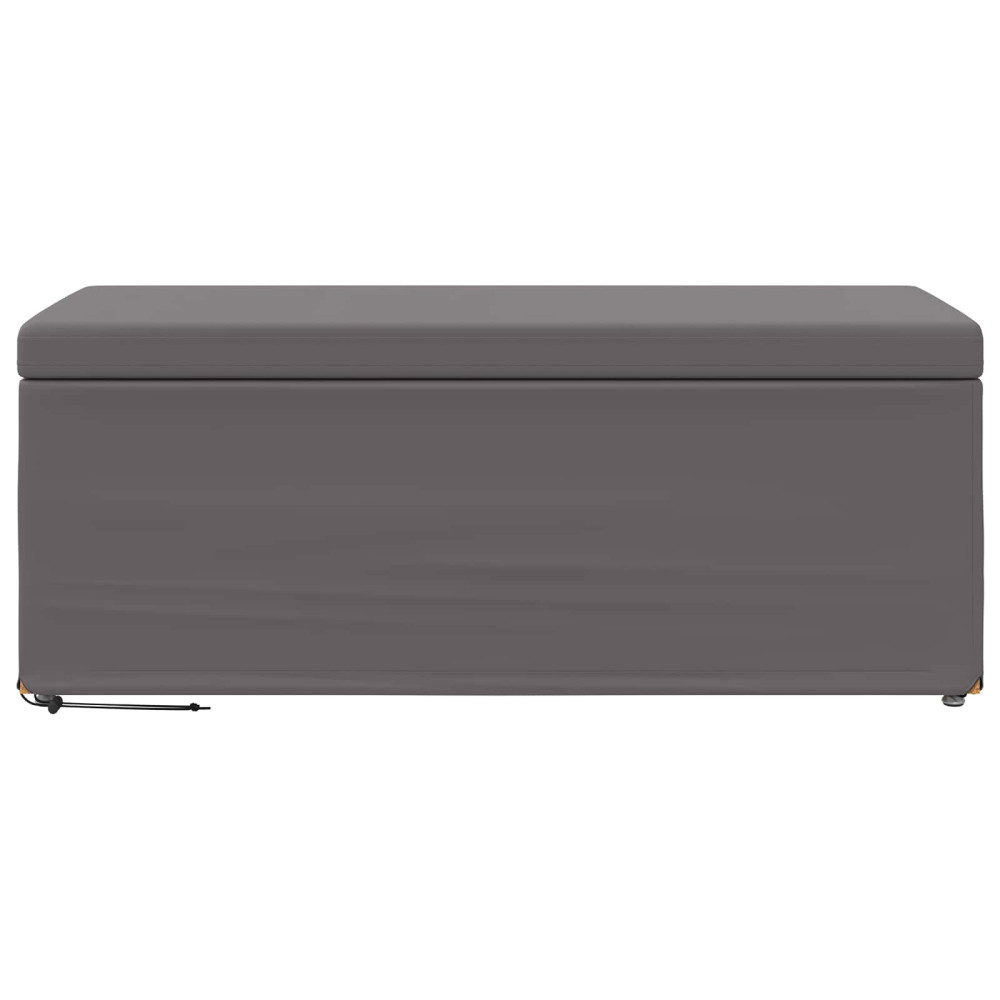Produktbild för Pall Grå 101 x 41 x 40 cm Konstläder och konstruerat trä