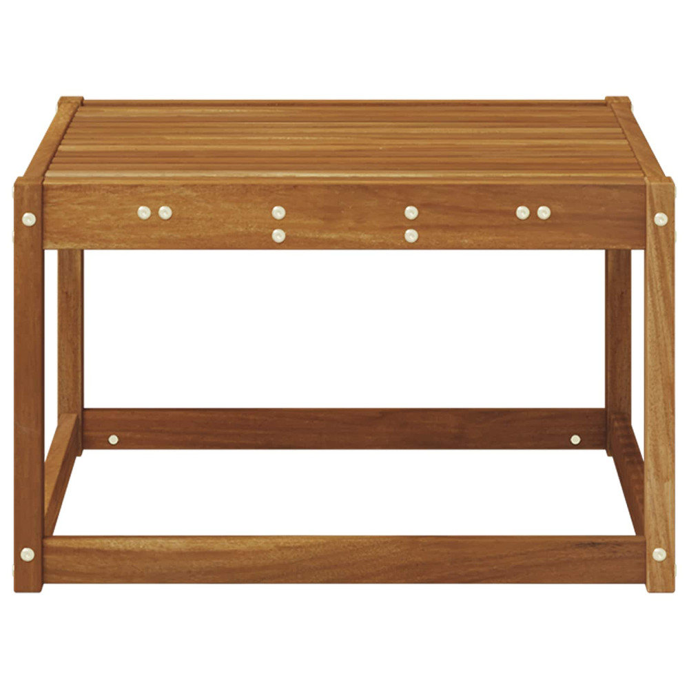 Produktbild för Utomhusbord Massivt Akaciaträ Naturfärg 59 x 59 x 37 cm