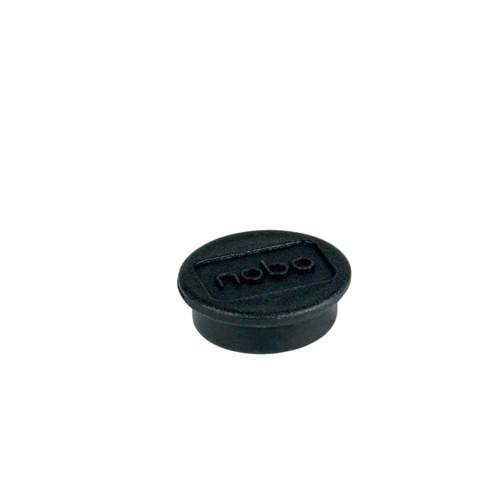 Produktbild för Nobo magnet - 2,4 cm diameter - svart (paket om 10)
