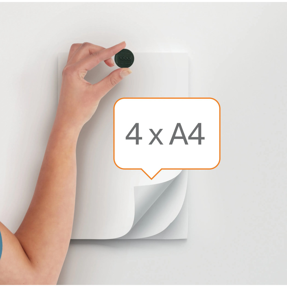 Produktbild för Nobo magnet - 2,4 cm diameter - svart (paket om 10)