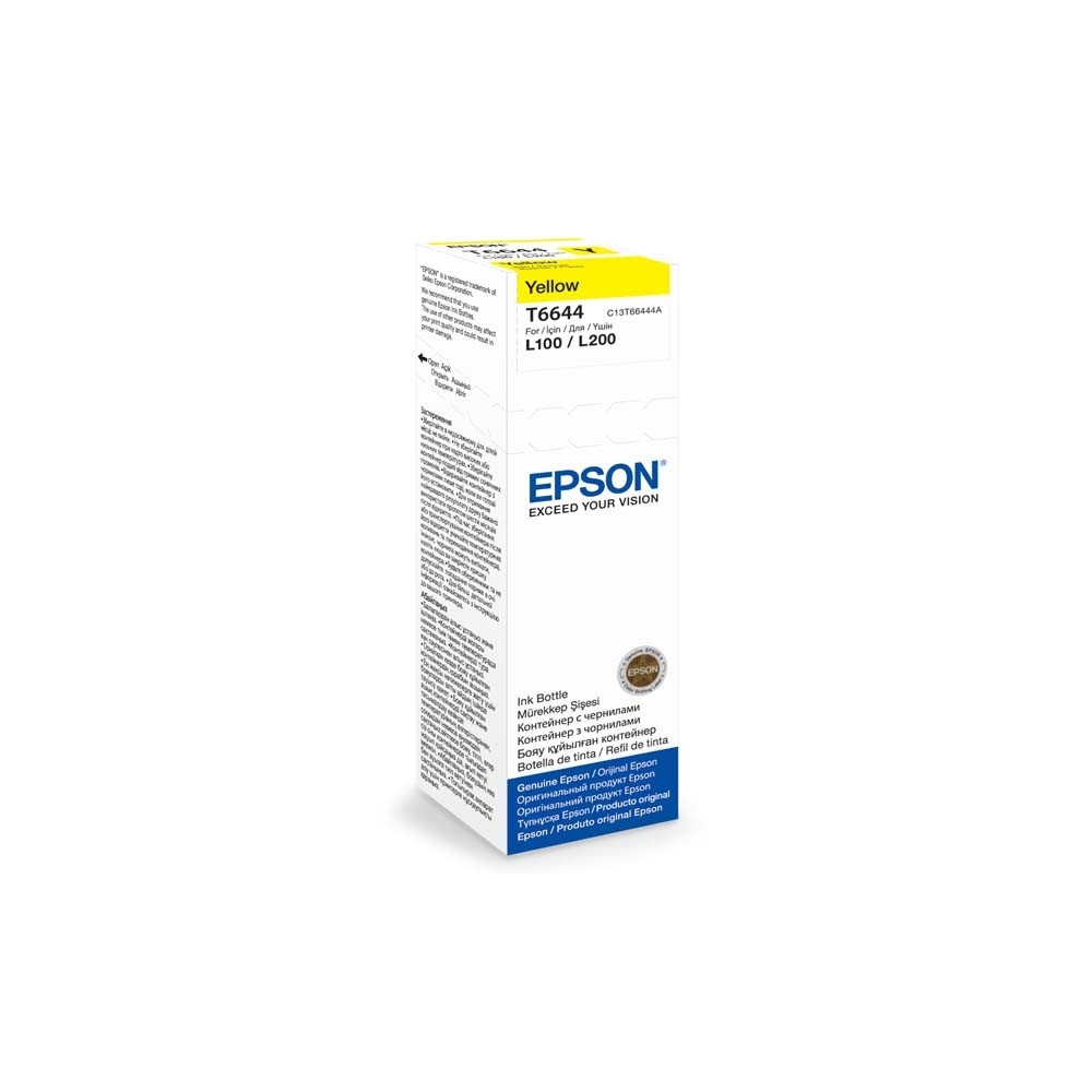 Produktbild för Epson T6644 - gul - original - påfyllnadsbläck