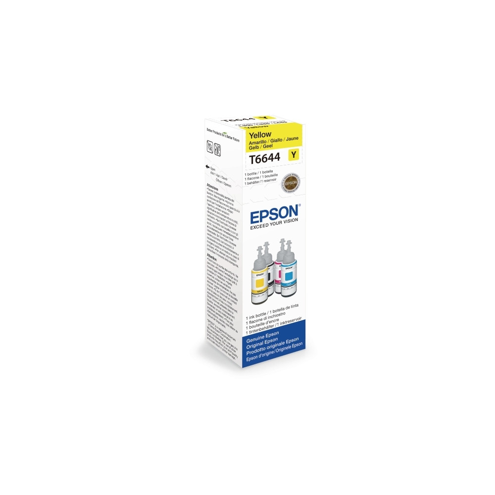 Produktbild för Epson T6644 - gul - original - påfyllnadsbläck