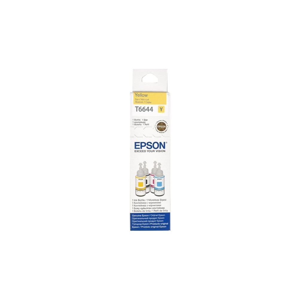 Produktbild för Epson T6644 - gul - original - påfyllnadsbläck
