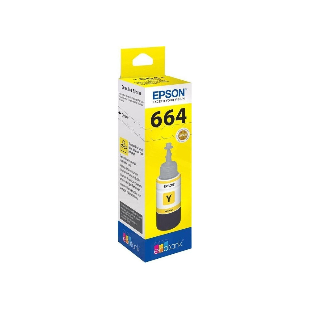 Produktbild för Epson T6644 - gul - original - påfyllnadsbläck