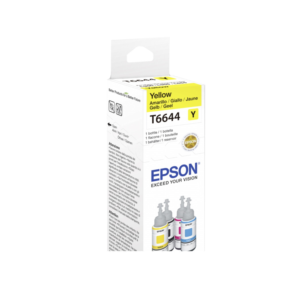 Produktbild för Epson T6644 - gul - original - påfyllnadsbläck