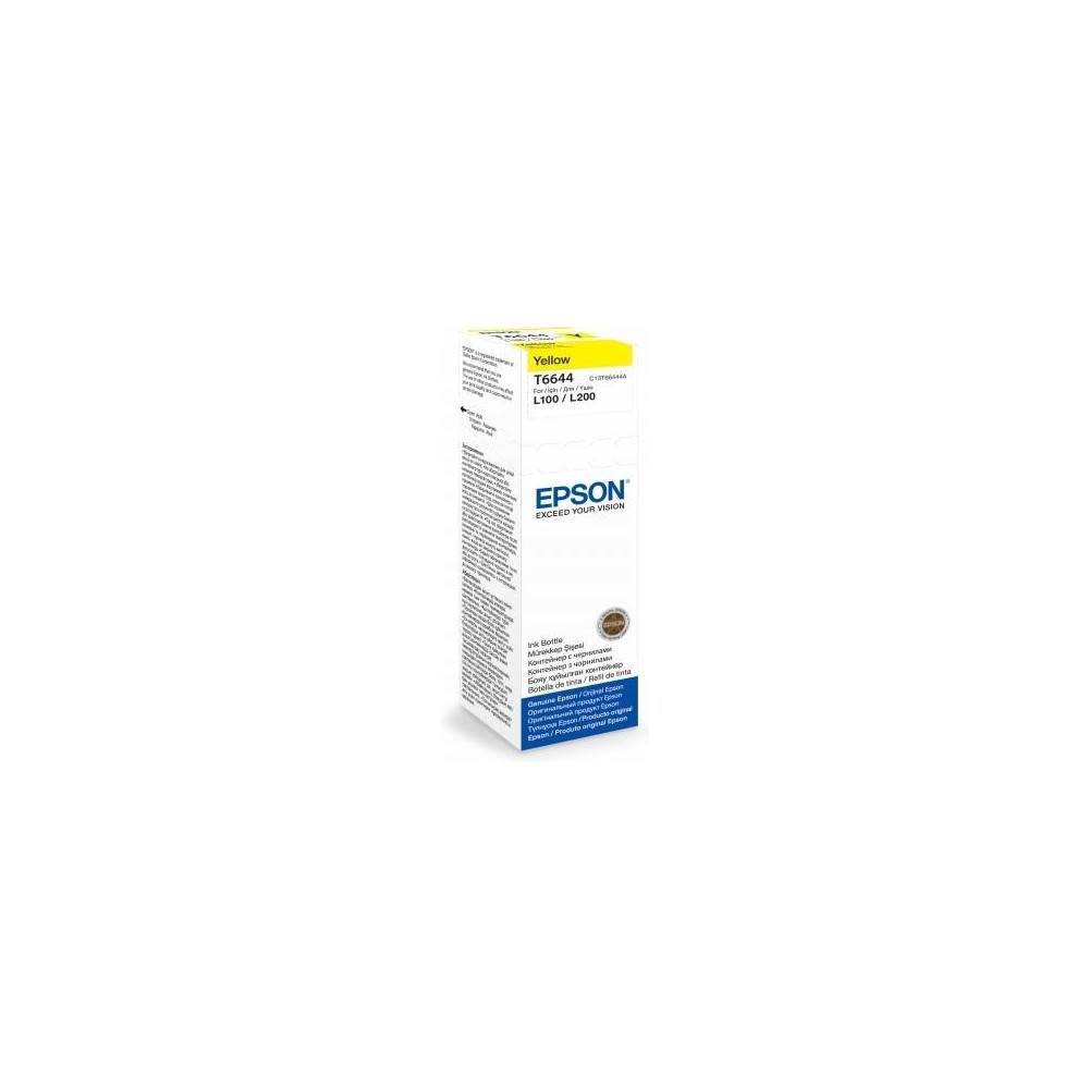Produktbild för Epson T6644 - gul - original - påfyllnadsbläck