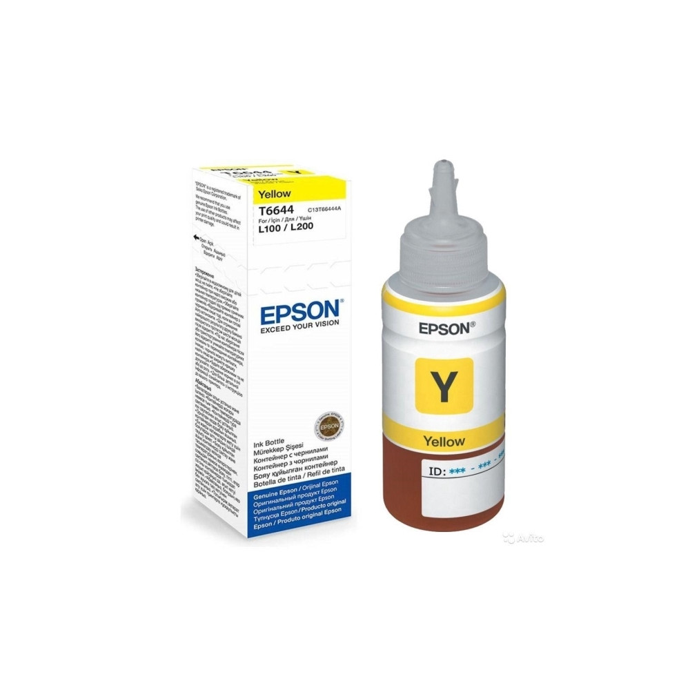 Produktbild för Epson T6644 - gul - original - påfyllnadsbläck
