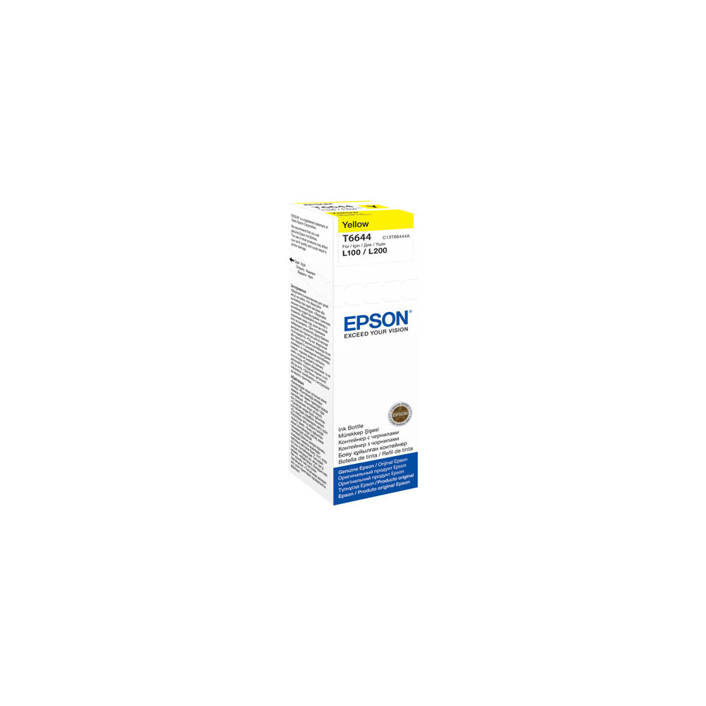 Produktbild för Epson T6644 - gul - original - påfyllnadsbläck