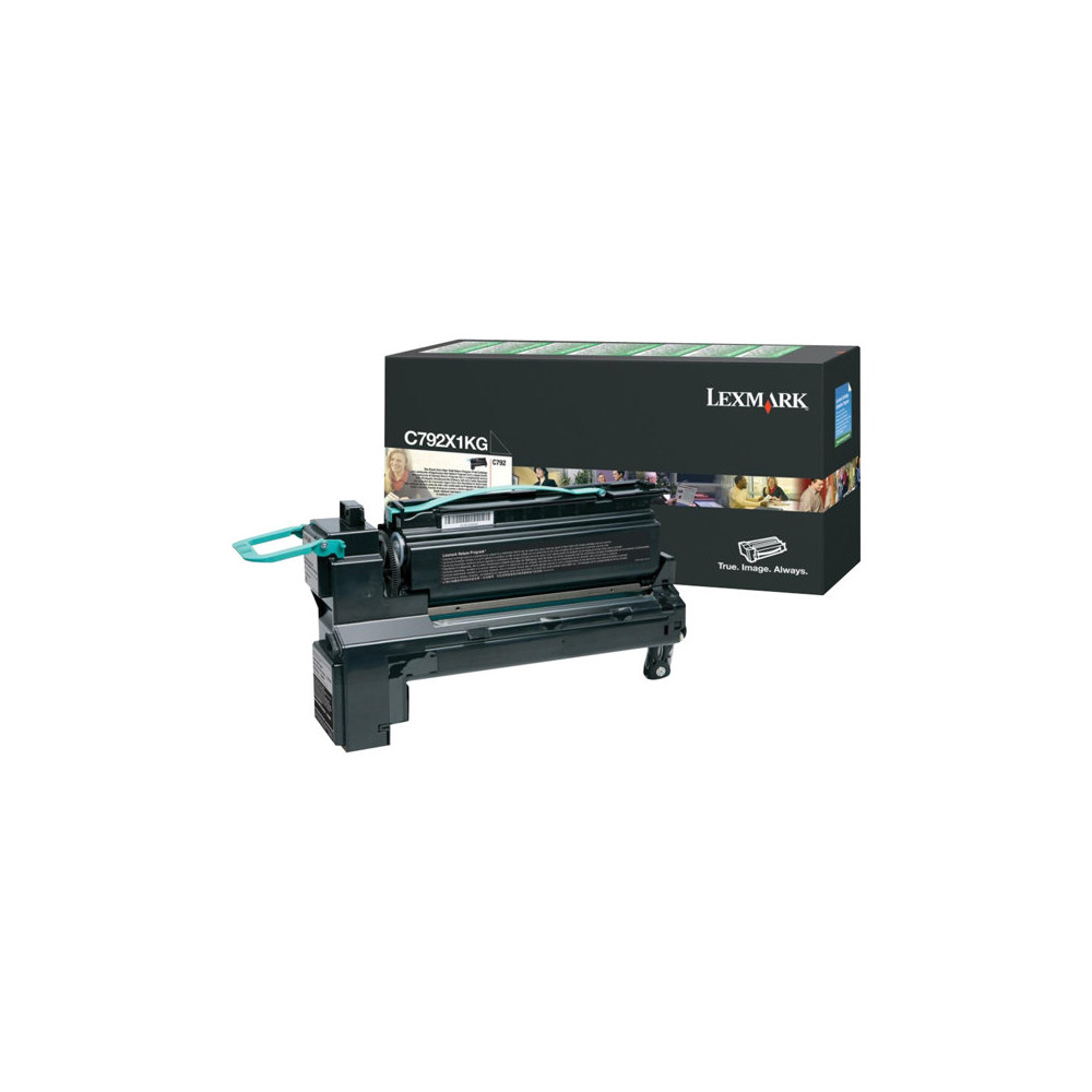 Produktbild för Lexmark - Extra lång livslängd - svart - original - tonerkassett - LCCP, LRP