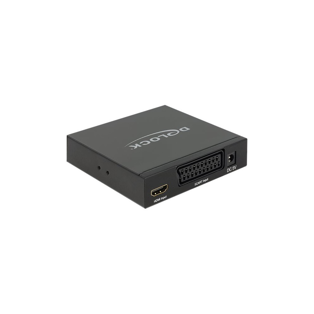 Produktbild för Delock Converter SCART / HDMI > HDMI with Scaler - videokonverterare