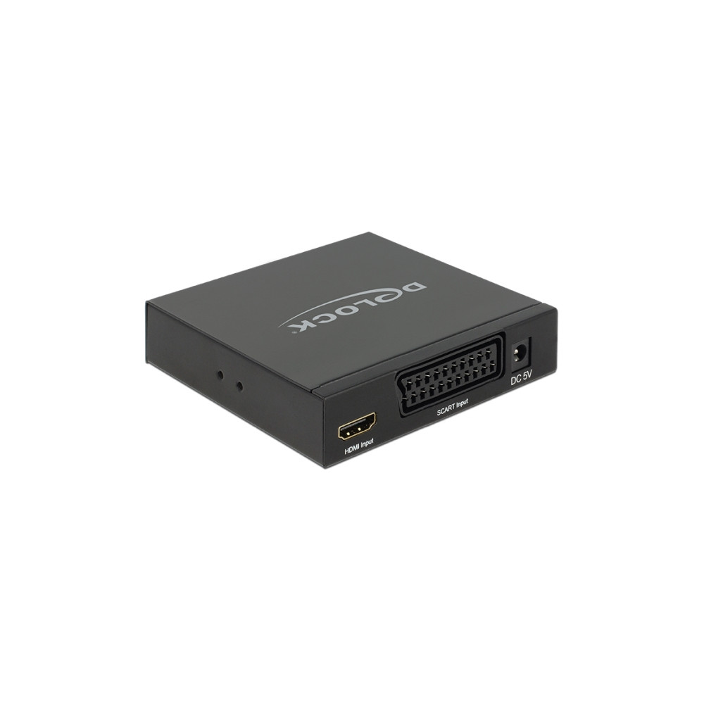 Produktbild för Delock Converter SCART / HDMI > HDMI with Scaler - videokonverterare